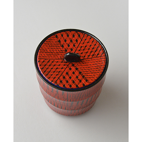 「No.7（図7） 色絵洋彩蓋物 / Covered vessel, Overglaze enamels」の写真　その3
