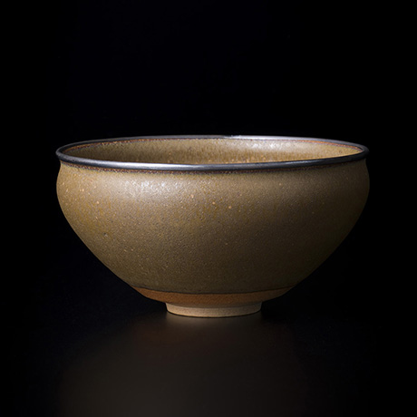 「1. 板谷波山　天目茶盌 / ITAYA Hazan　Tea bowl, Tenmoku shape」の写真　その1