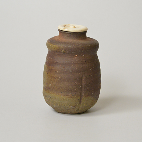 「10. 金重陶陽　備前茶入 / KANESHIGE Toyo　Tea caddy, Bizen」の写真　その4