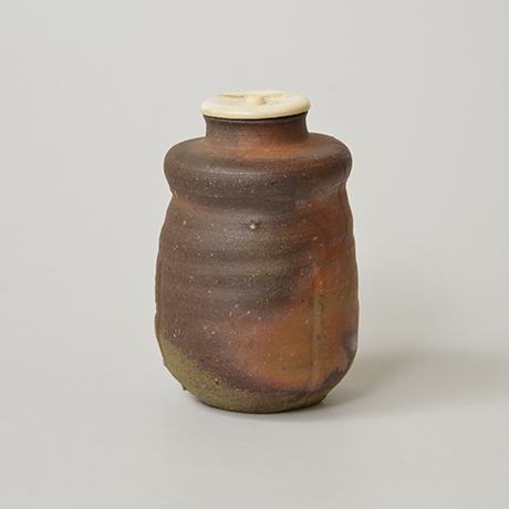 「10. 金重陶陽　備前茶入 / KANESHIGE Toyo　Tea caddy, Bizen」の写真　その5