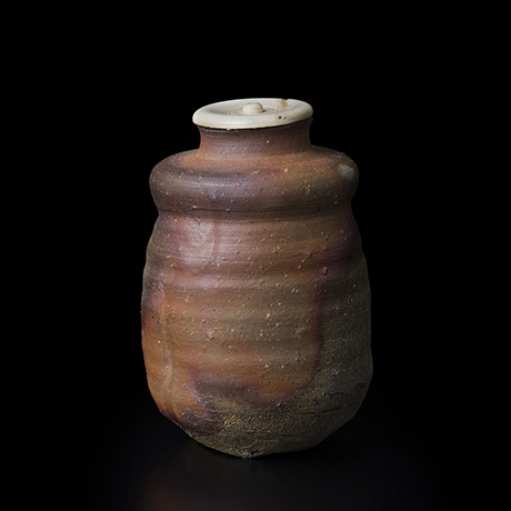 「10. 金重陶陽　備前茶入 / KANESHIGE Toyo　Tea caddy, Bizen」の写真　その1