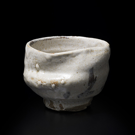 「6. 川喜田半泥子　絵しの / KAWAKITA Handeishi　Tea Bowl, E-shino」の写真　その1