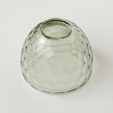 「HP19 津田清和 円形切子茶盌 / TSUDA Kiyokazu  Chawan, Glass」の写真　その4