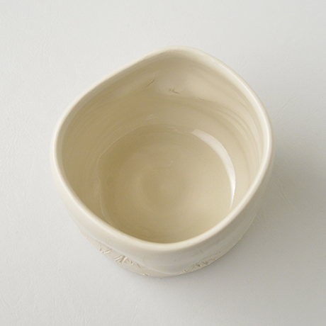 「HP2 内田鋼一 硝子釉線刻文茶碗 / UCHIDA Koichi  Chawan, Glass glaze with carving pattern」の写真　その5