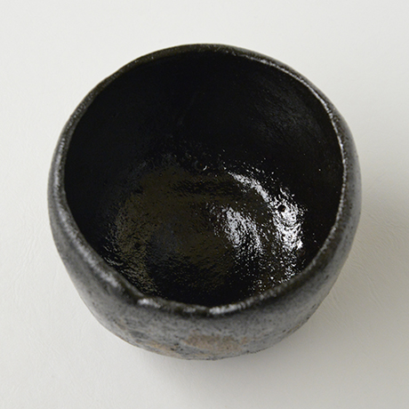 「HP20 直木美佐 黒楽茶盌 銘『松月』 / NAOKI Misa  Chawan, Black Raku ware, ‘Sho-getsu’」の写真　その5