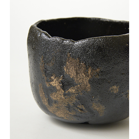 「HP20 直木美佐 黒楽茶盌 銘『松月』 / NAOKI Misa  Chawan, Black Raku ware, ‘Sho-getsu’」の写真　その7