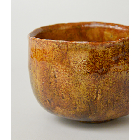 「HP21 直木美佐 赤楽茶盌 銘『夕顔』 / NAOKI Misa  Chawan, Red Raku ware, ‘Yu-gao’」の写真　その7