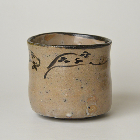 「HP27 丸田宗彦 絵唐津筒茶盌 / MARUTA Munehiko  Chawan, E-karatsu, Cylindrical shape」の写真　その1