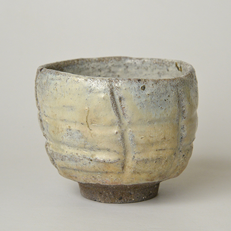 「HP28 丸田宗彦 斑唐津彫茶盌 / MARUTA Munehiko  Chawan, Madara-karatsu with carving pattern」の写真　その2