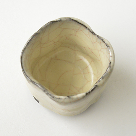「HP34 若尾経 象牙瓷茶碗 / WAKAO Kei  Chawan, Ivory-colored celadon」の写真　その5