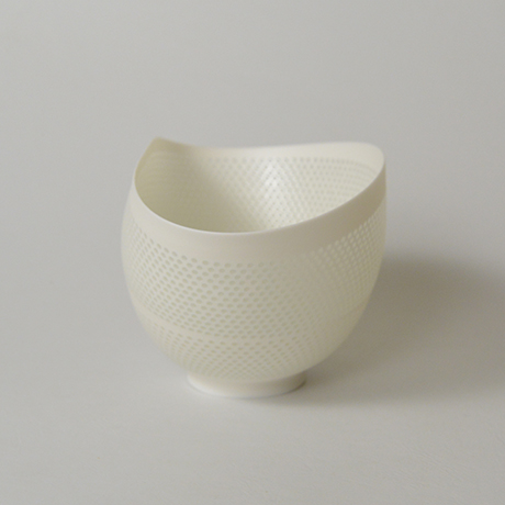 「HP38  新里明士 光碗 / NIISATO Akio  Chawan, White porcelain, Luminescent vessel」の写真　その2