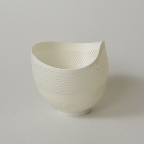 「HP38  新里明士 光碗 / NIISATO Akio  Chawan, White porcelain, Luminescent vessel」の写真　その4