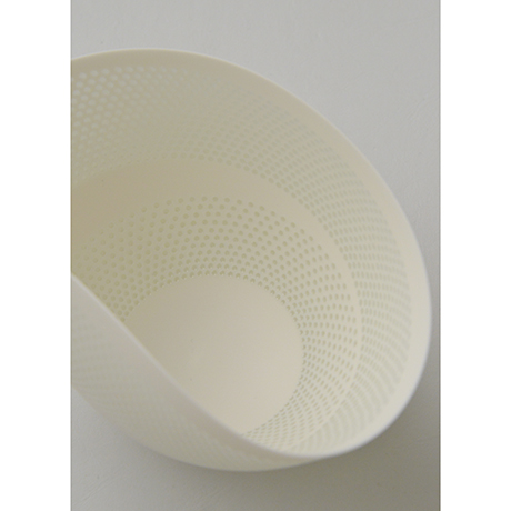 「HP38  新里明士 光碗 / NIISATO Akio  Chawan, White porcelain, Luminescent vessel」の写真　その6