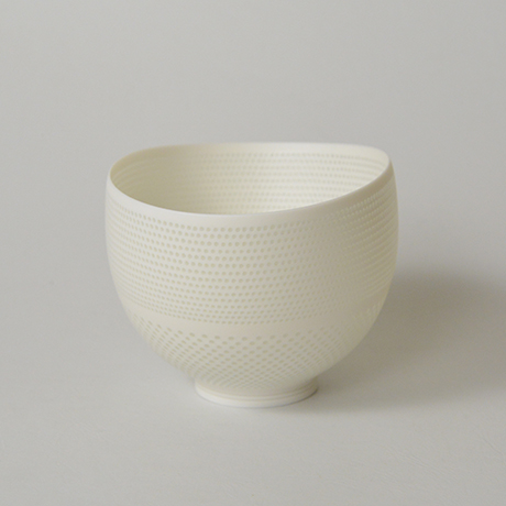 「HP39  新里明士 光碗 / NIISATO Akio  Chawan, White porcelain, Luminescent vessel」の写真　その2