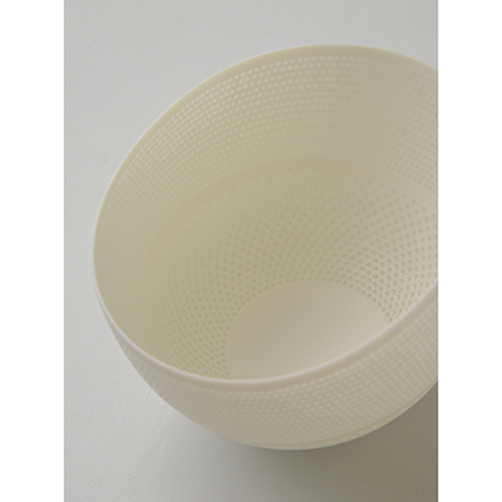 「HP39  新里明士 光碗 / NIISATO Akio  Chawan, White porcelain, Luminescent vessel」の写真　その6