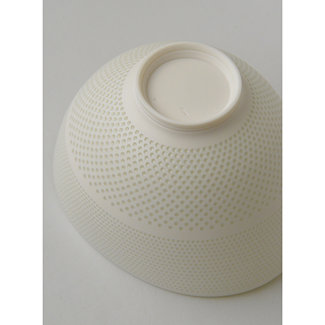 「HP39  新里明士 光碗 / NIISATO Akio  Chawan, White porcelain, Luminescent vessel」の写真　その7