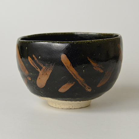 「K-4 石黒宗麿　鵲鴣斑盌　/  ISHIGURO Munemaro　Chawan, Partridge feather pattern」の写真　その1