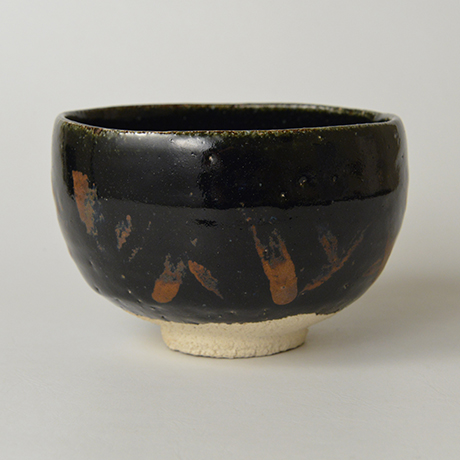 K-4 石黒宗麿 鵲鴣斑盌 / ISHIGURO Munemaro Chawan, Partridge
