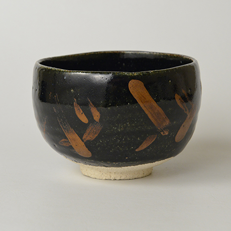 「K-4 石黒宗麿　鵲鴣斑盌　/  ISHIGURO Munemaro　Chawan, Partridge feather pattern」の写真　その4