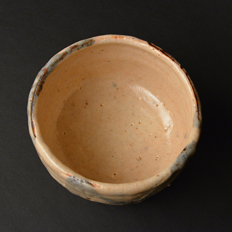 「K-5 岡部嶺男　絵志野茶碗　/　OKABE Mineo　Tea Bowl, E-shino」の写真　その5