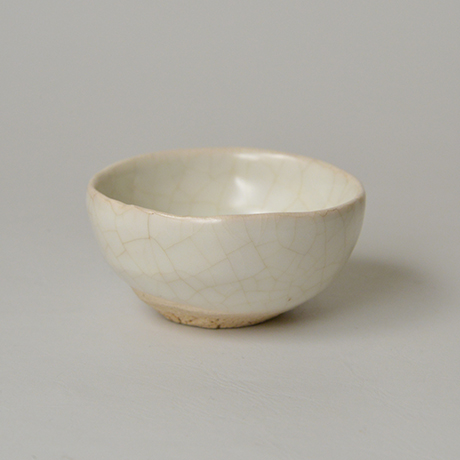「No.34　小山冨士夫　白磁盃 / KOYAMA Fujio　Sake cup, White porcelain」の写真　その1