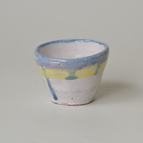 「No.36　小山冨士夫　紅毛盃 / KOYAMA Fujio　Sake cup, Delft ware style」の写真　その1