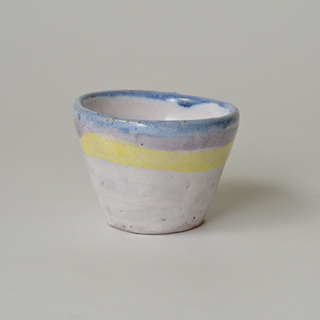 「No.36　小山冨士夫　紅毛盃 / KOYAMA Fujio　Sake cup, Delft ware style」の写真　その2