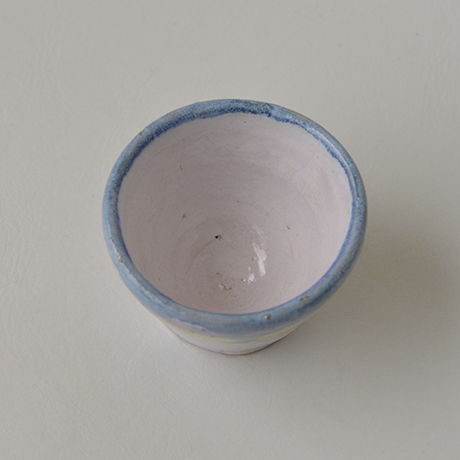 「No.36　小山冨士夫　紅毛盃 / KOYAMA Fujio　Sake cup, Delft ware style」の写真　その3