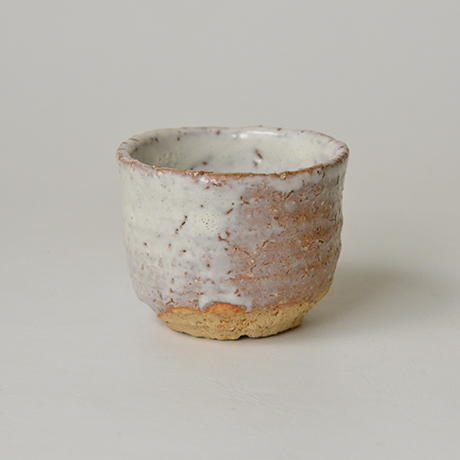 「No.46　三輪休和　萩焼酒呑 / MIWA Kyuwa　Sake cup, Hagi」の写真　その1