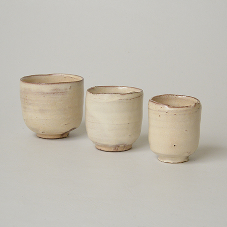 「No.49　八木一夫　白酒盃 / YAGI Kazuo　Sake cup, White porcelain」の写真　その1
