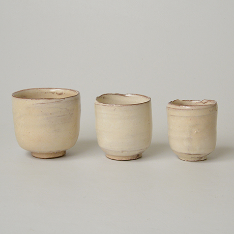 「No.49　八木一夫　白酒盃 / YAGI Kazuo　Sake cup, White porcelain」の写真　その2