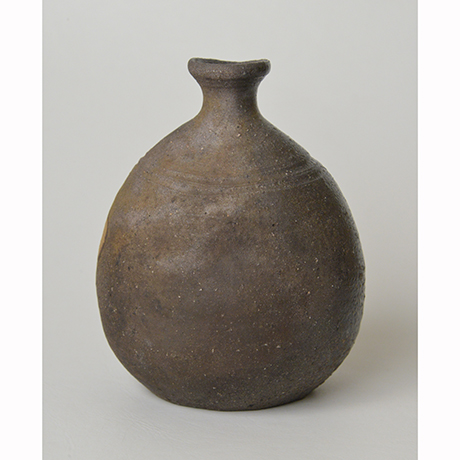 「No.52　金重道明　伊部扁壷徳利 / KANESHIGE Michiaki　Tokkuri, Imbe, Flat vessel shape」の写真　その3