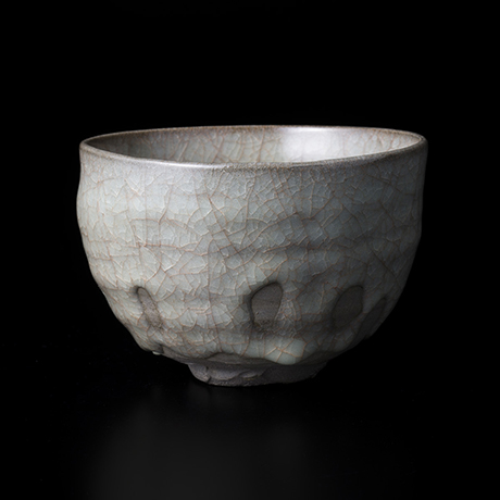 「No.8　窯変米色瓷盌 / Chawan, Yohen Beishokuji, Celadon」の写真　その1