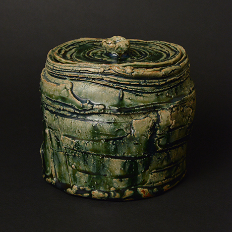「No.5　青織部水指 / Water container, Ao-oribe」の写真　その4