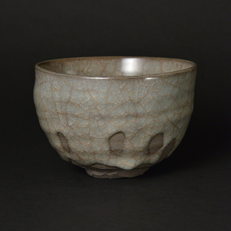 「No.8　窯変米色瓷盌 / Chawan, Yohen Beishokuji, Celadon」の写真　その2