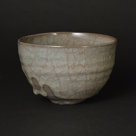 「No.8　窯変米色瓷盌 / Chawan, Yohen Beishokuji, Celadon」の写真　その3