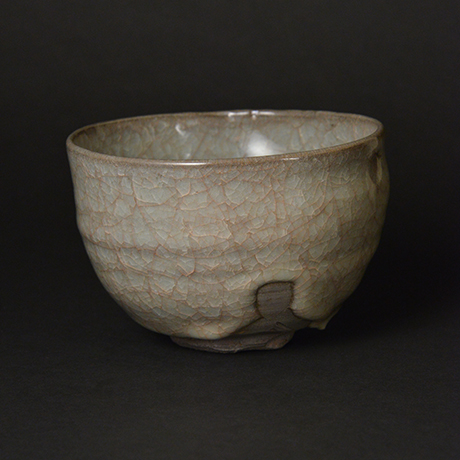 「No.8　窯変米色瓷盌 / Chawan, Yohen Beishokuji, Celadon」の写真　その4