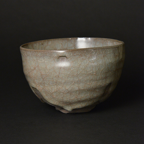 「No.8　窯変米色瓷盌 / Chawan, Yohen Beishokuji, Celadon」の写真　その5