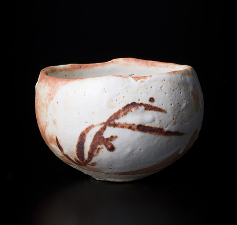 「No.74　志野　銘：竹水仙　／　Chawan, Shino, “Take suisen”」の写真　その2