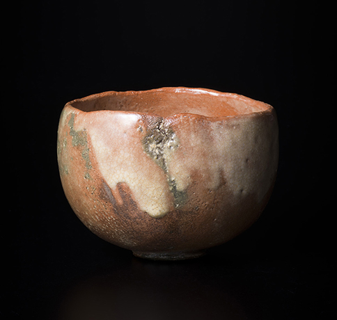 「No.13　赤楽　銘：瑞雪　／　Chawan, Red Raku, “Zuisetsu”」の写真　その1