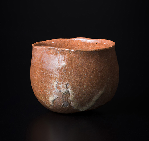 「No.20　赤楽　銘：早春　／　Chawan, Red Raku, “Soushun”」の写真　その1