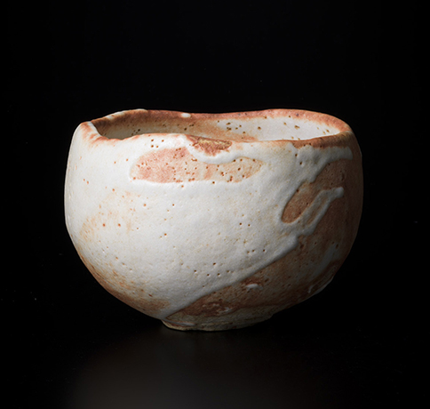 「No.59　志野　銘：青海波　／　Chawan, Shino, “Seigai ha”」の写真　その1