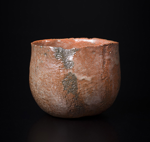 「No.17　赤楽　銘：秋の音　／　Chawan, Red Raku, “Aki no Ne”」の写真　その1