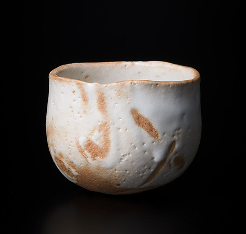 「No.53　志野　銘：無一物　／　Chawan, Shino, “Muichibutsu”」の写真　その1