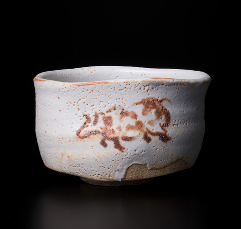 「No.81　志野　銘：牛にひかれて　／　Chawan, Shino, “Ushi ni Hikarete”」の写真　その2