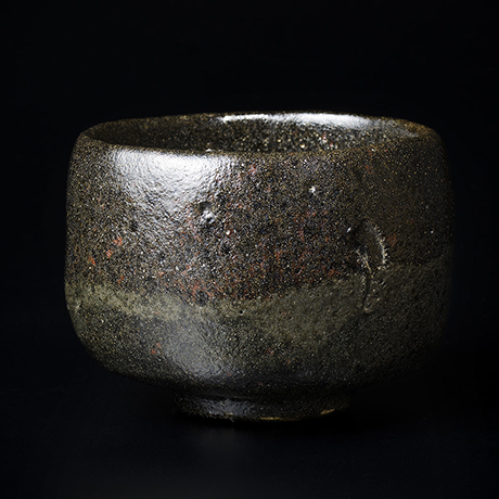 「23.　小森松菴　黒茶碗　銘「東山」　／　KOMORI Shoan　Chawan, Black, “Higashiyama”」の写真　その1