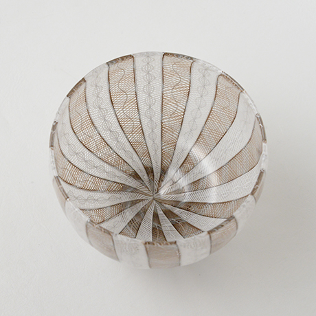 「16.　小西潮　レース茶碗　／　KONISHI Ushio　Chawan, Glass」の写真　その3