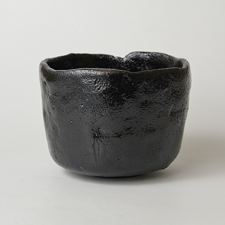 「23. 　直木美佐　黒楽茶碗　銘「夢路」　／　NAOKI Misa　Chawan, Raku, “Yumeji”」の写真　その3