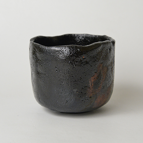「23. 　直木美佐　黒楽茶碗　銘「夢路」　／　NAOKI Misa　Chawan, Raku, “Yumeji”」の写真　その4