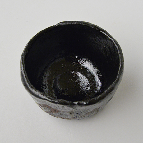 「23. 　直木美佐　黒楽茶碗　銘「夢路」　／　NAOKI Misa　Chawan, Raku, “Yumeji”」の写真　その5